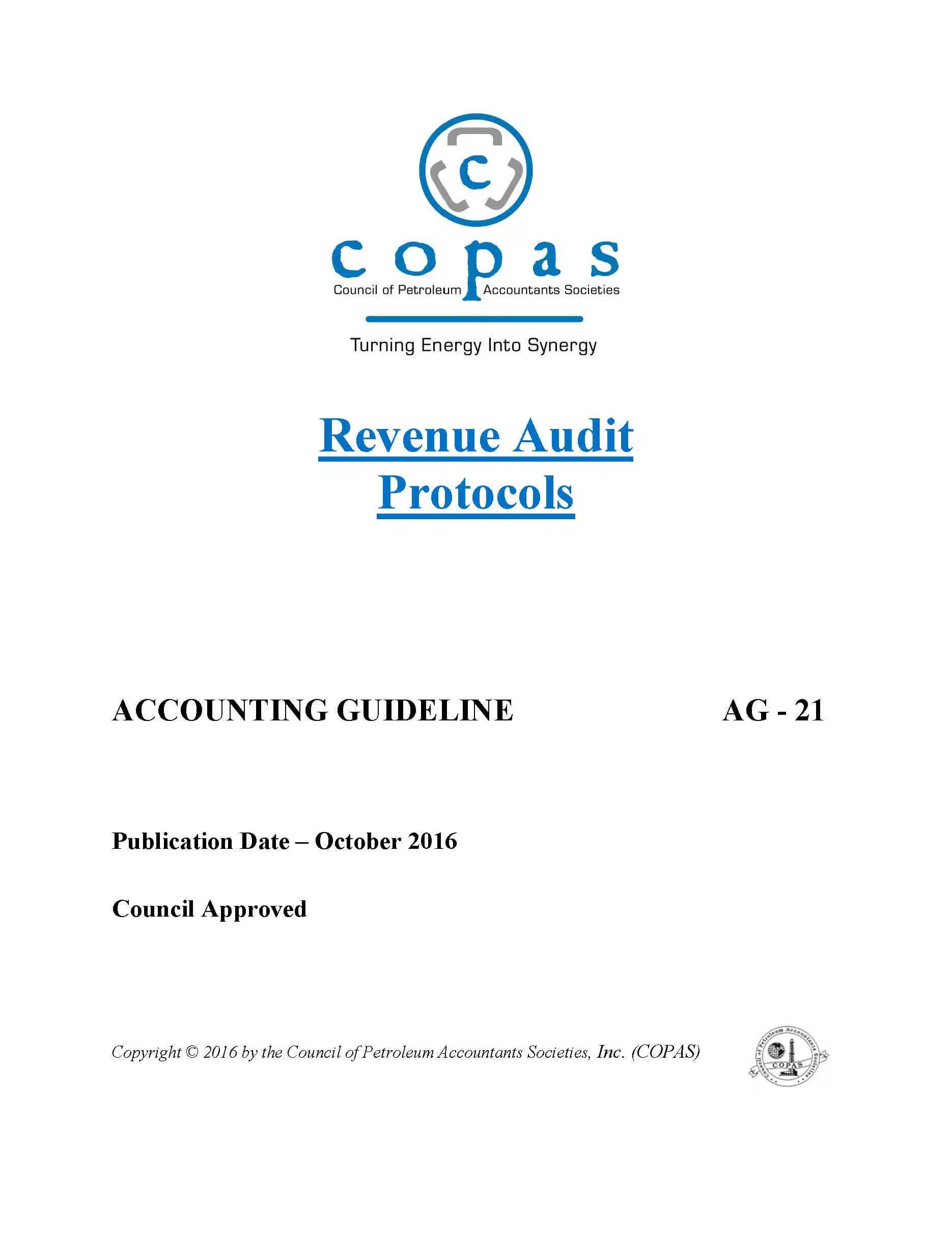 AG-21 Revenue Audit Protocols