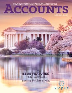 Spring 2020 - ACCOUNTS Spring 2020 Cover - Council of Petroleum Accountants Societies