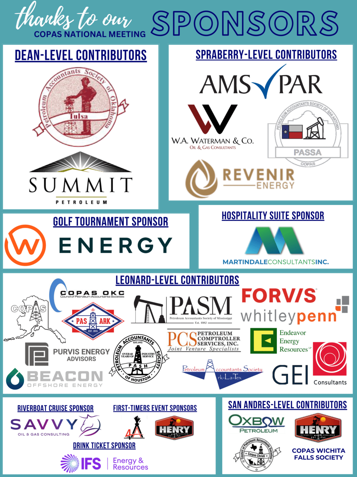 Sponsor Board Blue
