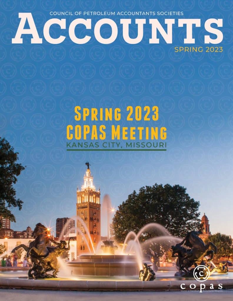 Spring 2023 - Spring 2023 Cover - Council of Petroleum Accountants Societies