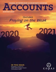 Winter 2020 - Winter 2020 Cover - Council of Petroleum Accountants Societies